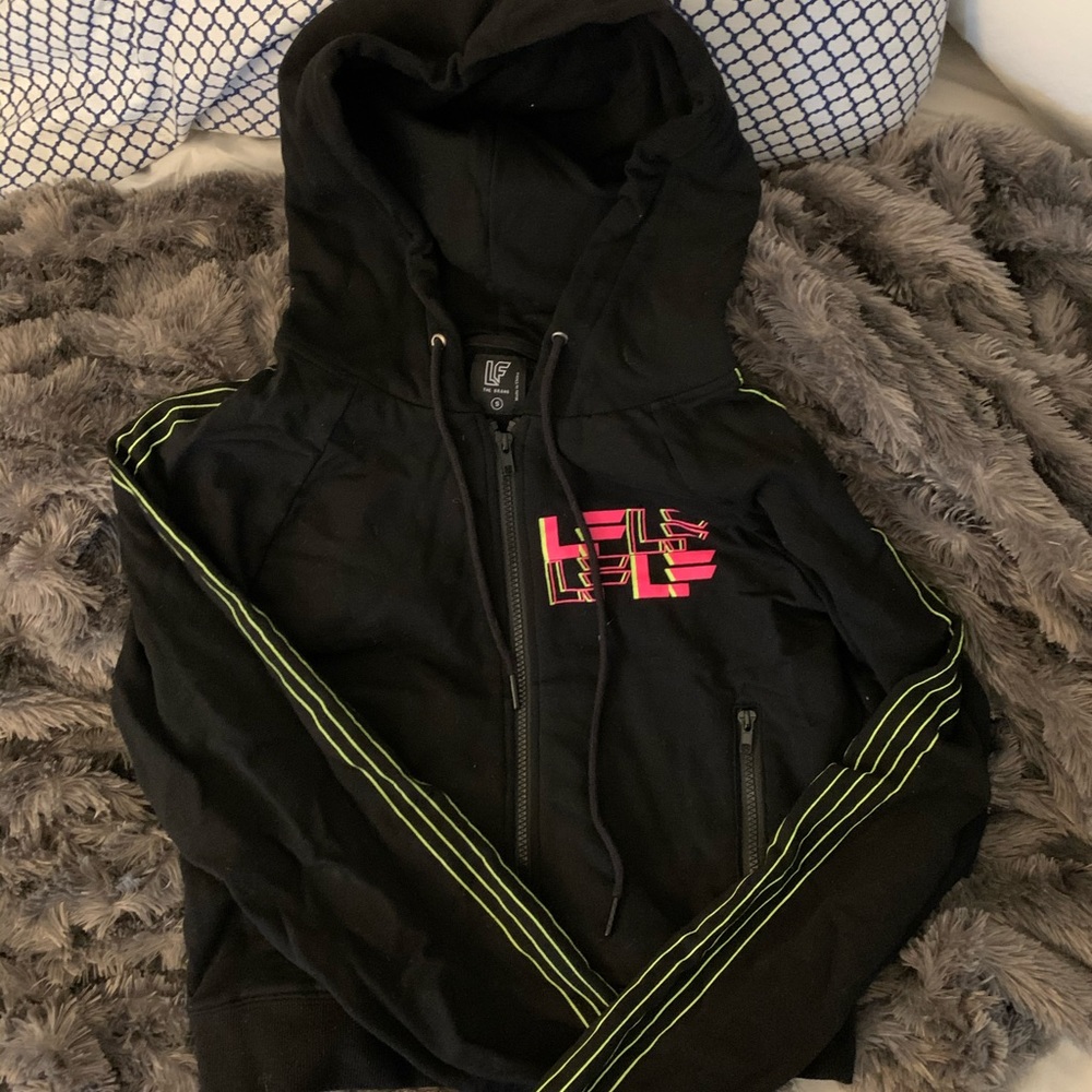 LF the brand cropped full zip